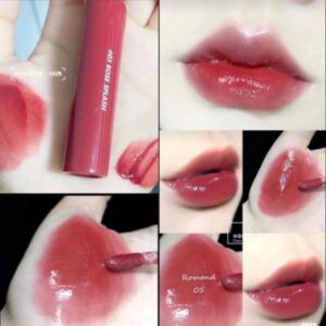 Son Romand Glastings Water Tint 05 là sự pha trộn hoàn hảo giữa tone màu hồng cánh hoa