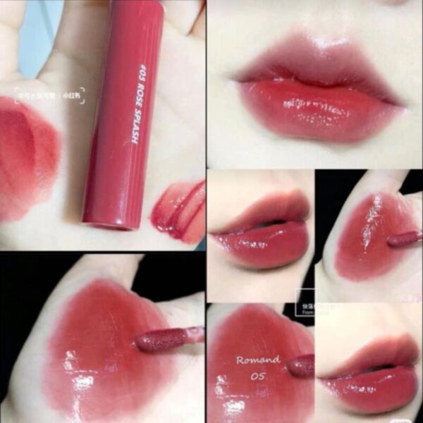 Son Romand Glastings Water Tint 05 là sự pha trộn hoàn hảo giữa tone màu hồng cánh hoa