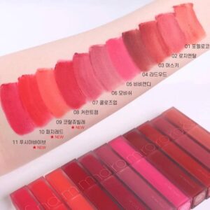 Bảng màu đa dạng của Romand Blur Fudge Tint