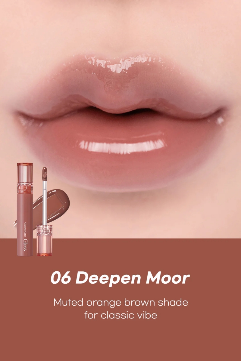 Son Romand Glasting Color Gloss Màu 06 Deepen Moor
